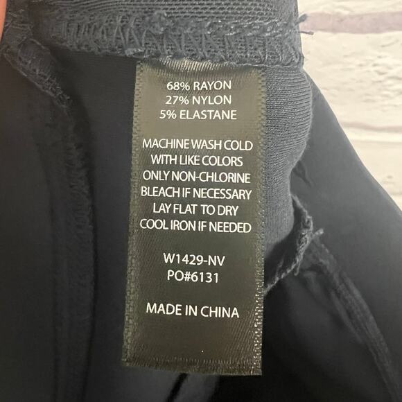 Betabrand Women's S Navy Career Office Classic Straight Dress Pant Yoga Pant - Picture 8 of 12